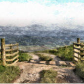 BERGSTRASSE POSTKARTE