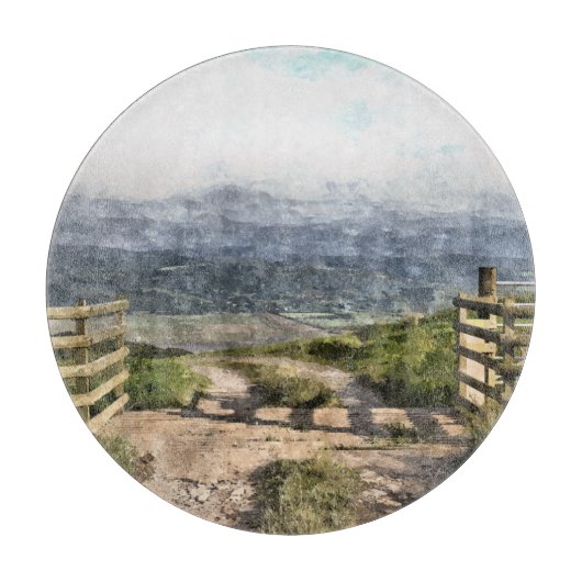 BERGSTRASSE SCHNEIDEBRETT (Vorderseite)