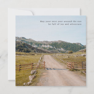 Bergstraßenlandschaft, moderne minimalistische Beg Karte