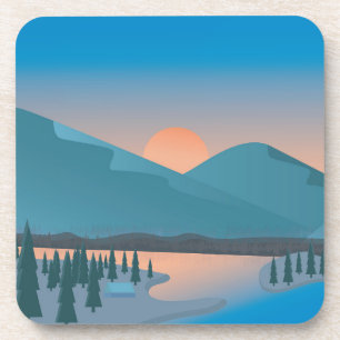 BERGSUNRISE GETRÄNKEUNTERSETZER