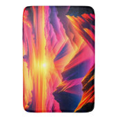 Bergszene Badematte (Vorderseite Vertikal)