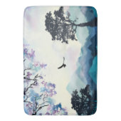 Bergszene Badematte (Vorderseite Vertikal)