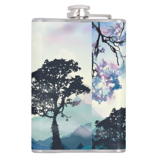 Bergszene Flachmann (Rückseite)