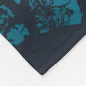 Bergszene Fleecedecke (Ecke)