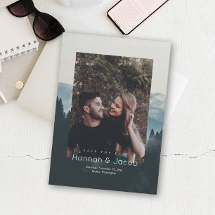 Bergszene Foto Hochzeit Save the Date