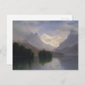 Bergszene Postkarte (Vorne/Hinten)