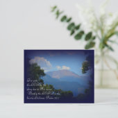 Bergszene Postkarte (Stehend Vorderseite)