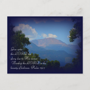 Bergszene Postkarte