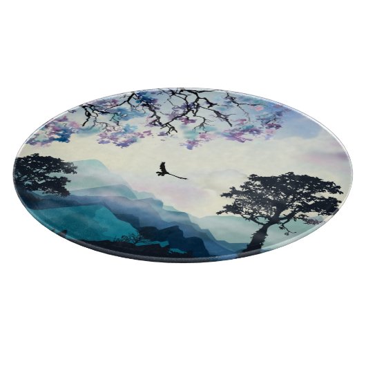 Bergszene Schneidebrett (Ecke)