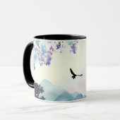 Bergszene Tasse (Vorderseite Links)