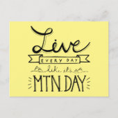 Bergtag Postkarte (Vorderseite)