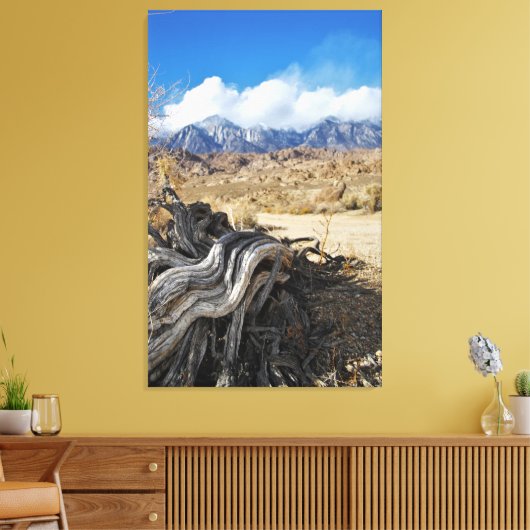 Bergtage Leinwanddruck (Insitu (Wohnzimmer))