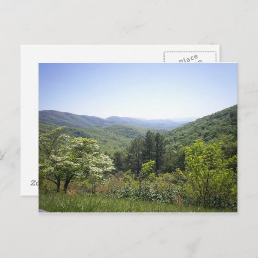 Bergtal 1 postkarte (Vorne/Hinten)