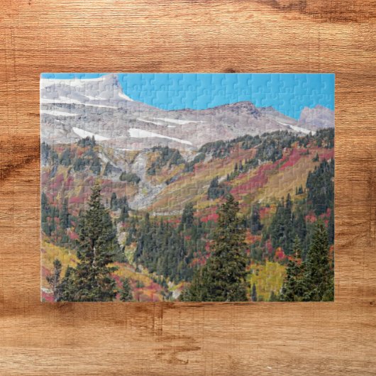 Bergtal Herbstfarbenlandschaft Puzzle