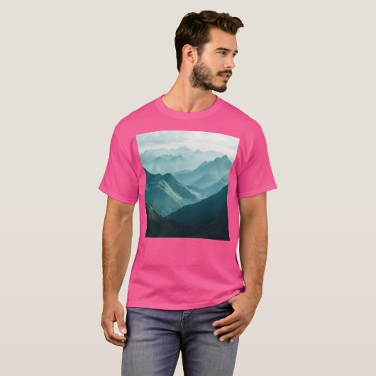 Bergtal Landschaft Bergwelt Bergsee-Zauber im Val T-Shirt (Vorne ganz)