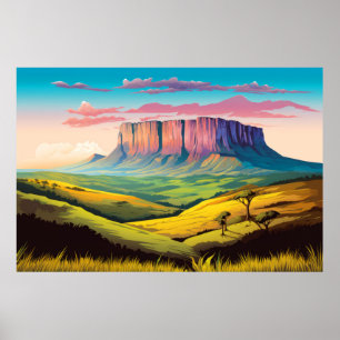 Bergtal Landschaft Landschaft Landschaft Landschaf Poster