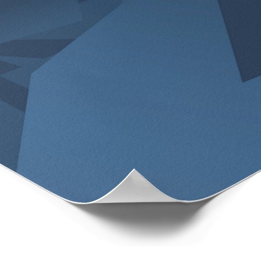 Bergtal Landschaft Poster (Ecke)