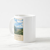 Bergtal Panorama Kaffeetasse (Vorderseite Links)