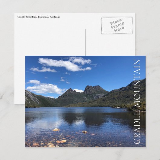 Bergtassie Postkarte (Vorne/Hinten)
