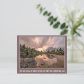 Bergteich-Postkarte Postkarte (Stehend Vorderseite)