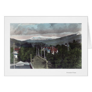 Bergtopo-Ansicht von CitySanta Paula, CA