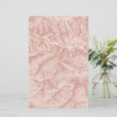 Bergtopografische Karte auf Papier (Stehend Vorderseite)