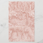 Bergtopografische Karte auf Papier (Rückseite)