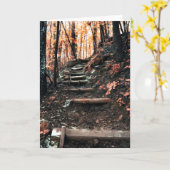 Bergtreppe hinauf karte (Gelbe Blume)