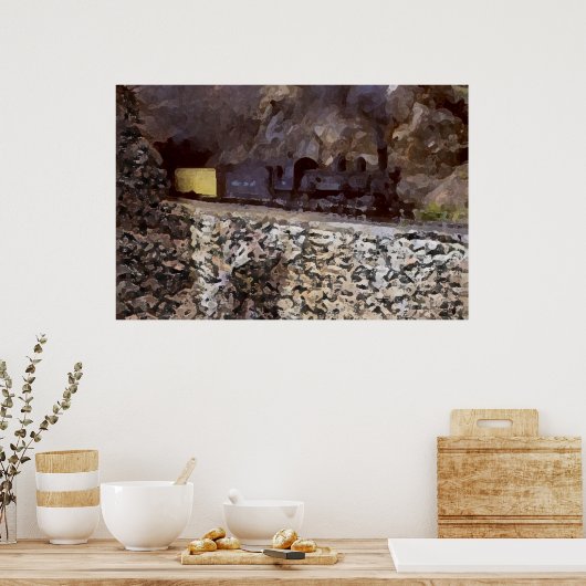 Bergtunnel Poster (Küche)