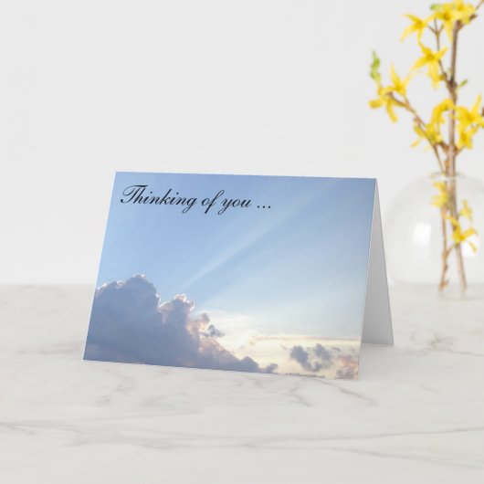 Bergung / Verlust / im Beileid Karte (Gelbe Blume)