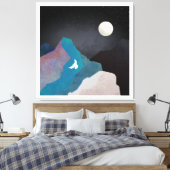 Bergvogellandschaft Leinwanddruck (Insitu (Schlafzimmer))