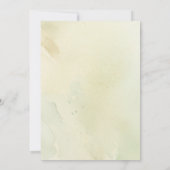 Bergwald Fog Abend Landschaft Geburtstag Einladung (Rückseite)