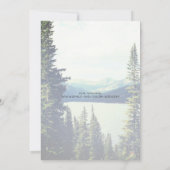 Bergwald Hochzeit © Einladung (Rückseite)