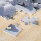 Bergwald in einer Schneedecke Puzzle (Seite)