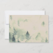 Bergwald modern save the date (Rückseite)