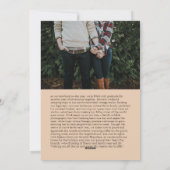 Bergwald-Ornament Illustriert Weihnachten (Rückseite)