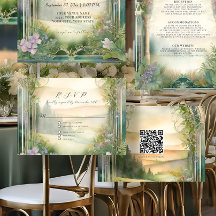 Bergwald Wälder Ätherische Rustikale Hochzeit