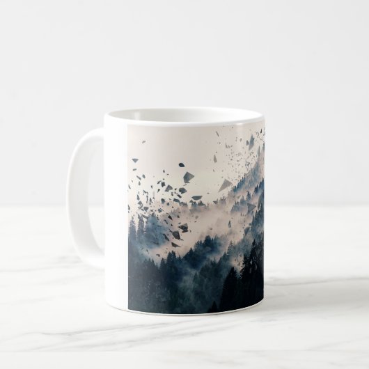 BERGWÄLDER KAFFEETASSE (Vorderseite Links)
