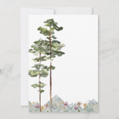 Bergwaldhochzeit Einladung (Rückseite)