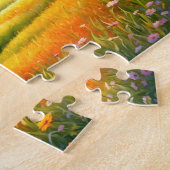 Bergwaldhütten-Kunst Puzzle (Seite)