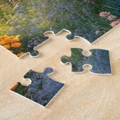 Bergwaldhütten-Kunst Puzzle (Seite)