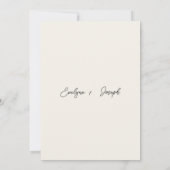 Bergwaldkiefernbäume Hochzeit Einladung (Rückseite)