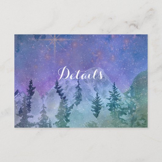 Bergwaldparadies Begleitkarte (Rückseite)