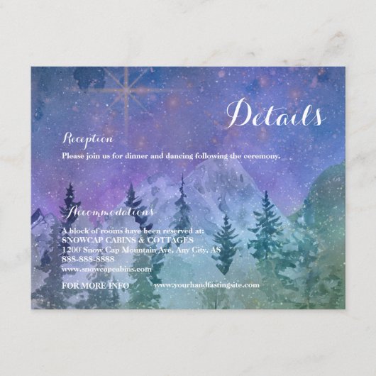 Bergwaldparadies Begleitkarte (Vorderseite)