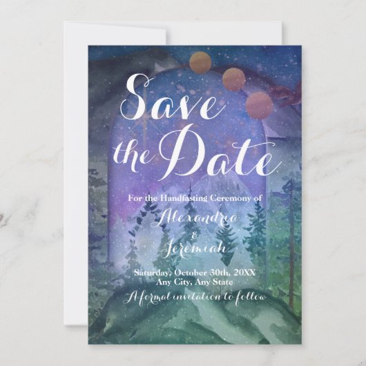 Bergwaldparadies Einladung (Vorderseite)