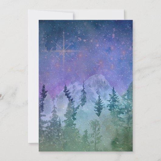 Bergwaldparadies Einladung (Rückseite)