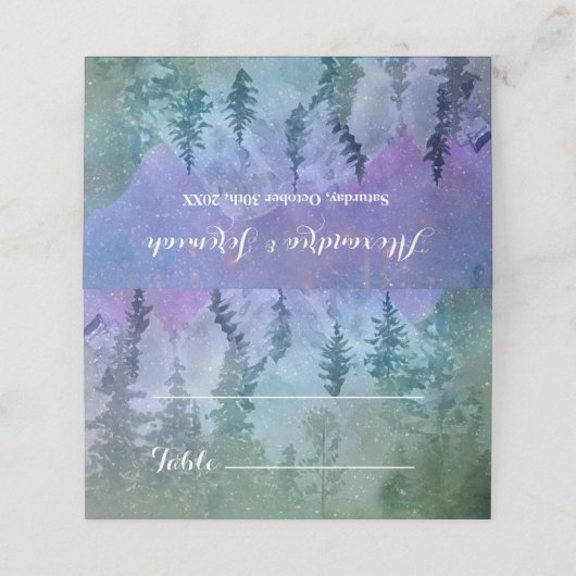 Bergwaldparadies Platzkarte (Außenseite Aufgefaltet)