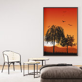 Bergwall Kunst, Bergbilder Leinwanddruck