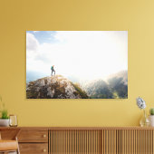 Bergwanderer Leinwanddruck (Insitu (Wohnzimmer))