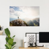 Bergwanderer Poster (Heimbüro)